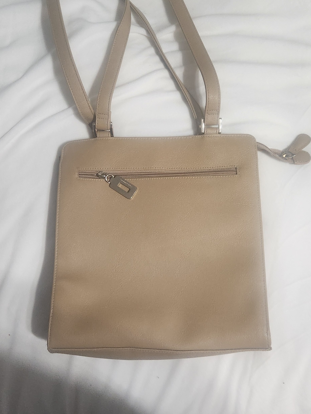 Beige Women’s Crossbody Tote Bag - Stylish Everyday Carry